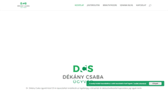 Desktop Screenshot of dekanycsaba.com